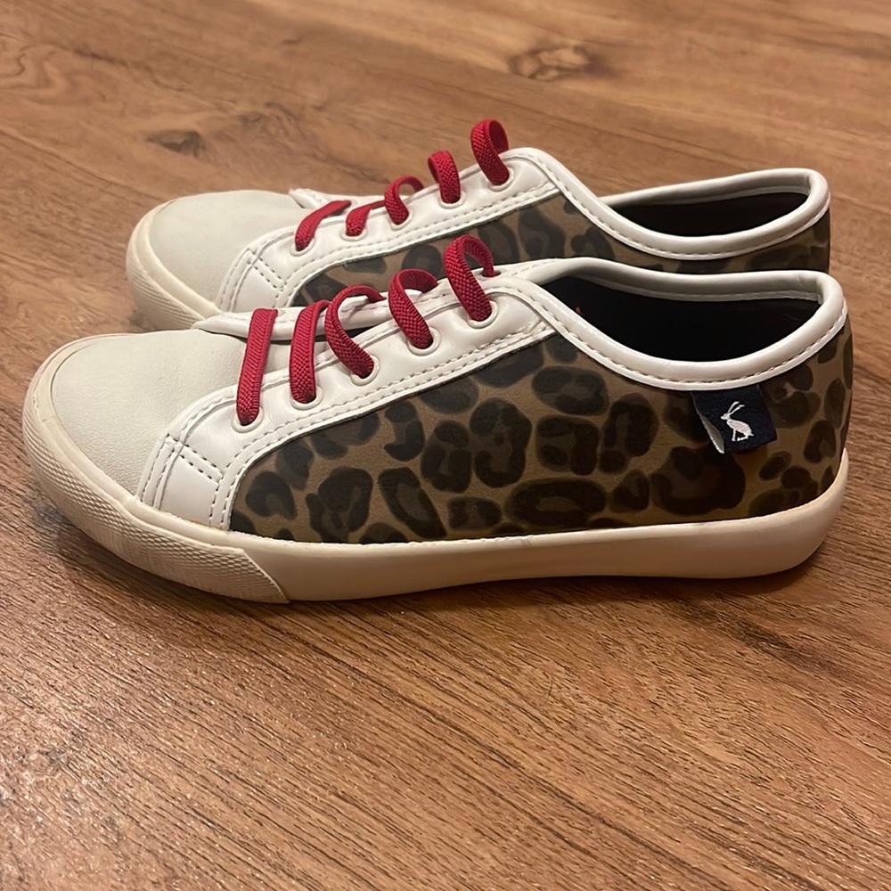 Joules Coast Pump Leopard Slip On Sneaker